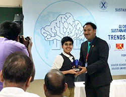 Got the BEST Video/Paper presentation award of Rs 5000.